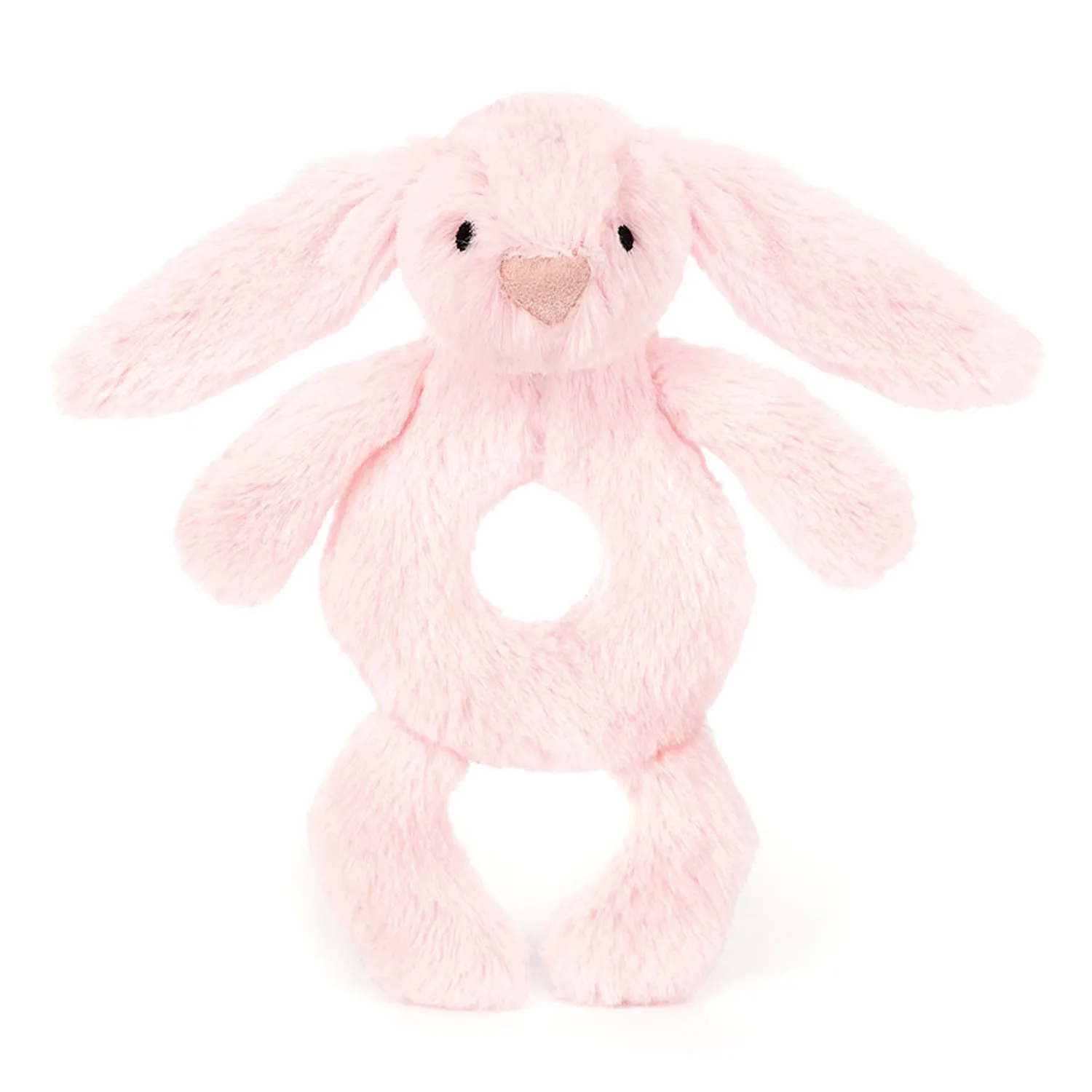 Bashful Bunny Ring Rattle Baby Pink