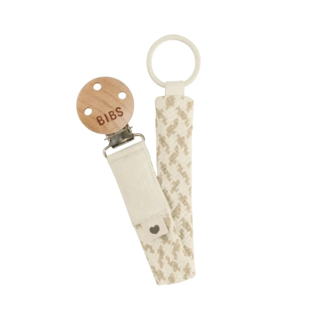 Braided Organic Cotton Pacifier Clip