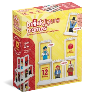 Brick Figure Frames for LEGO Minifigures (12 pack)