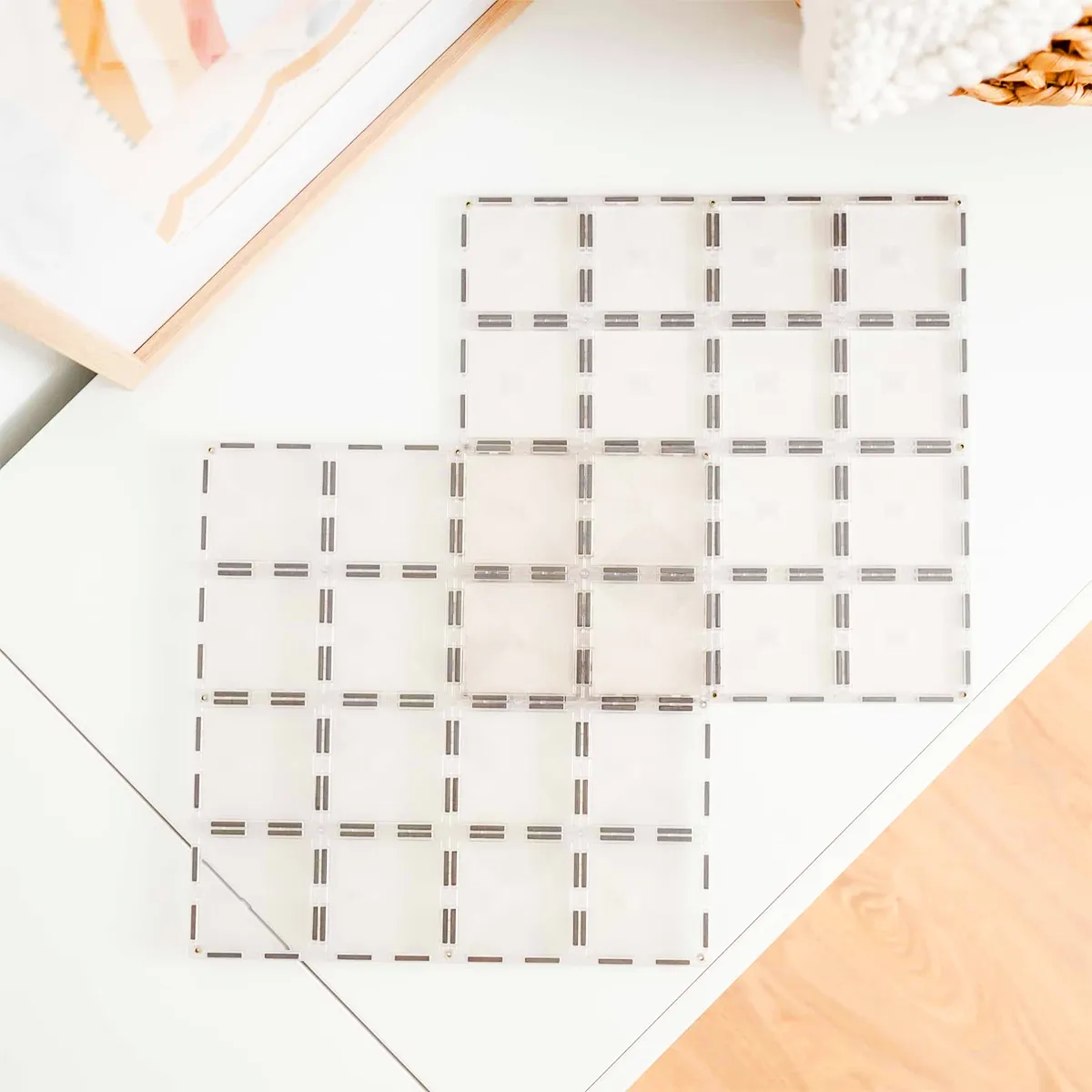 Connetix Clear Base Plate Pack (2 pc)