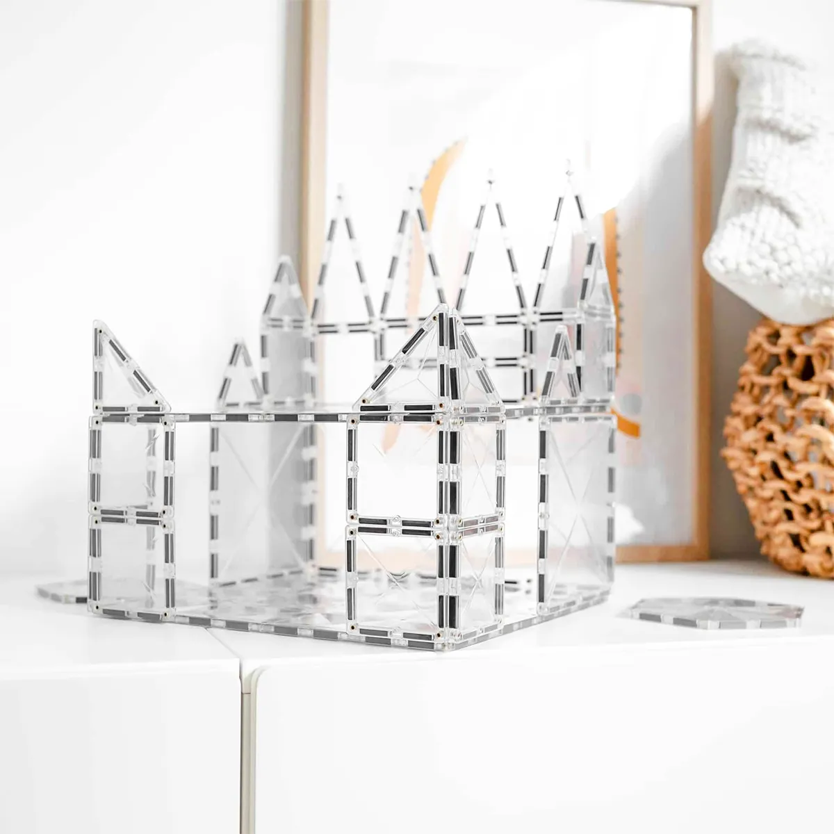 Connetix Clear Base Plate Pack (2 pc)