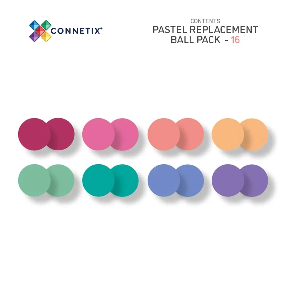 Connetix Pastel Ball Pack (16 pc)