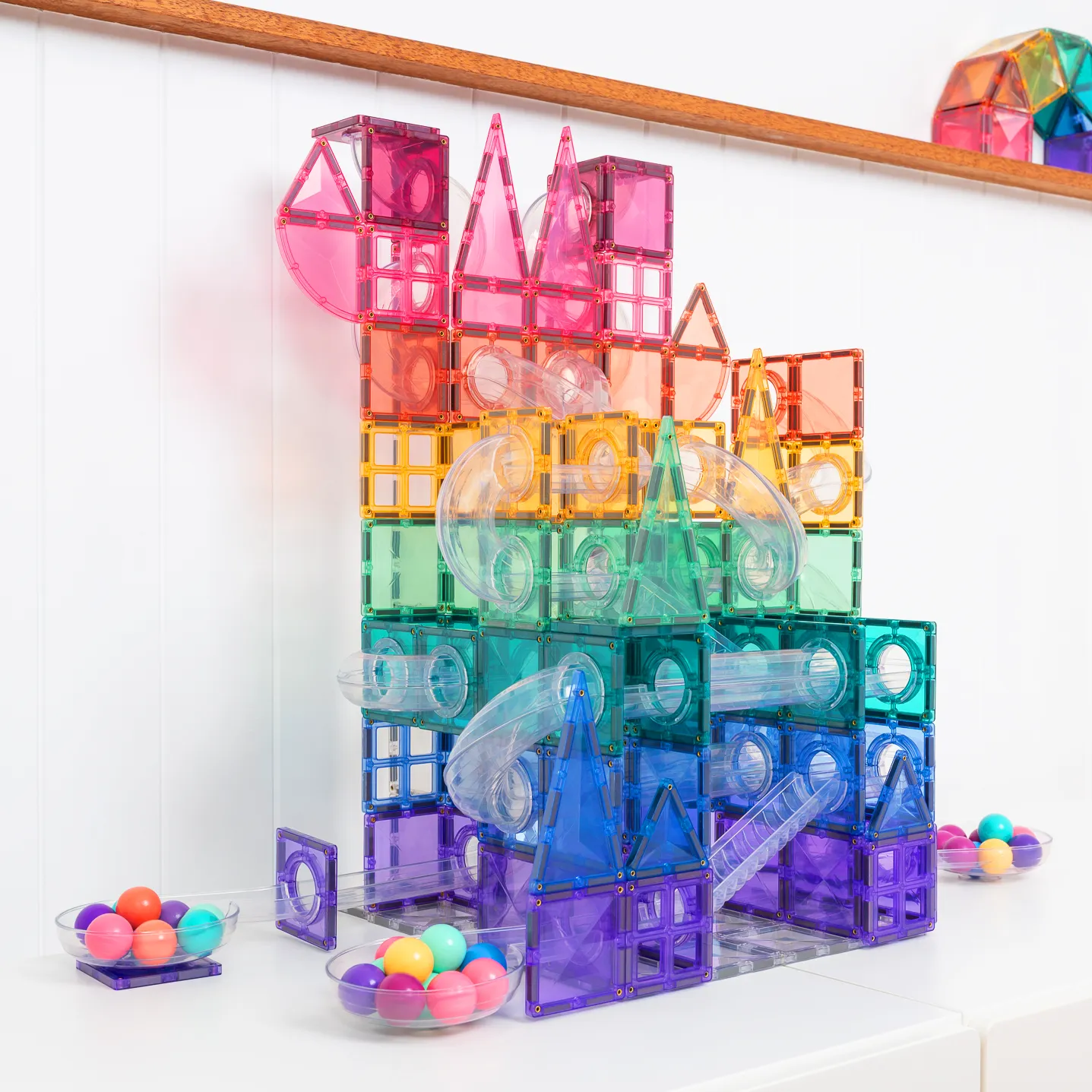 Connetix Pastel Ball Run (106 pc)