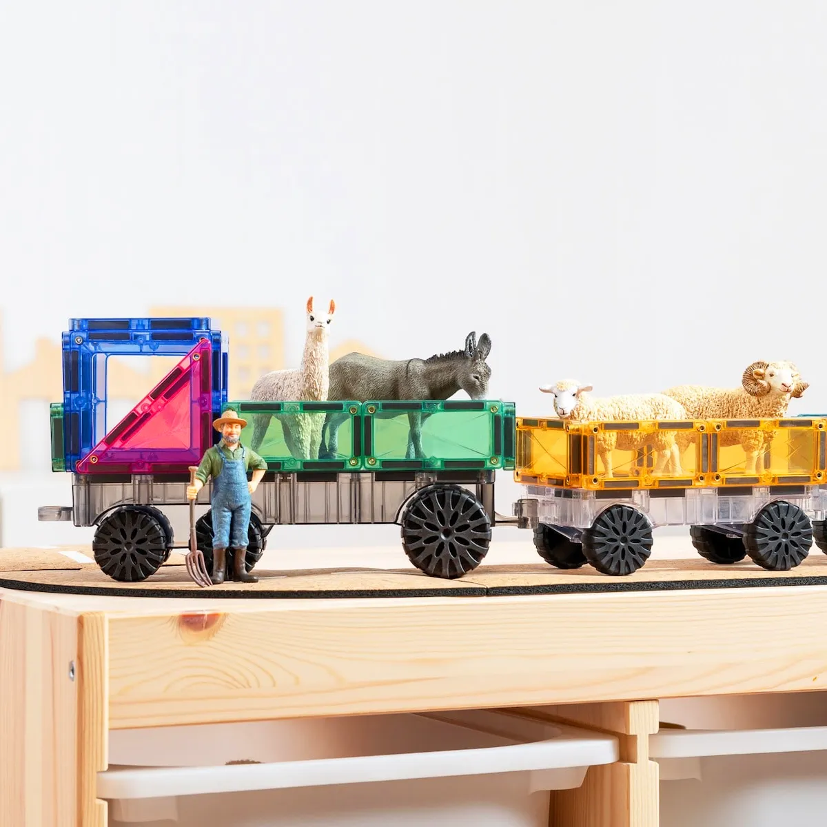 Connetix Pastel Transport Pack (50 pc)