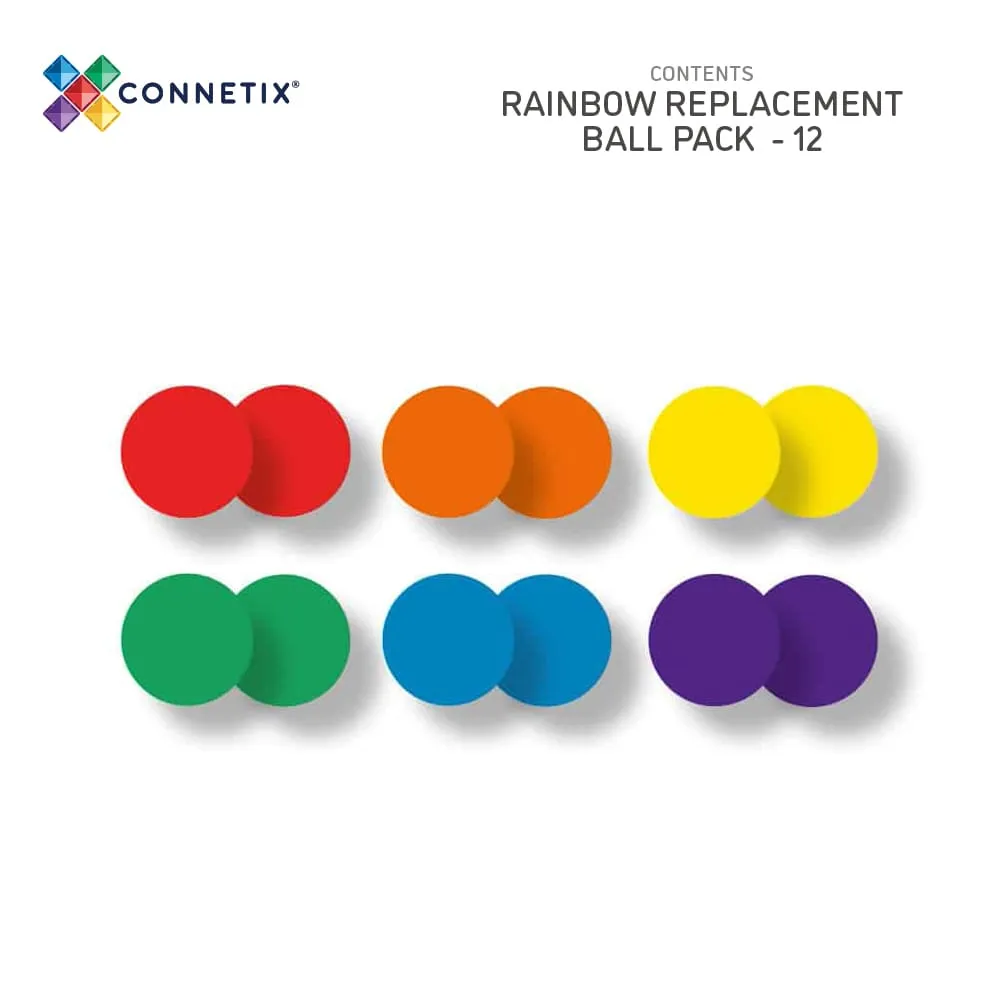 Connetix Rainbow Ball Pack (12 pc)