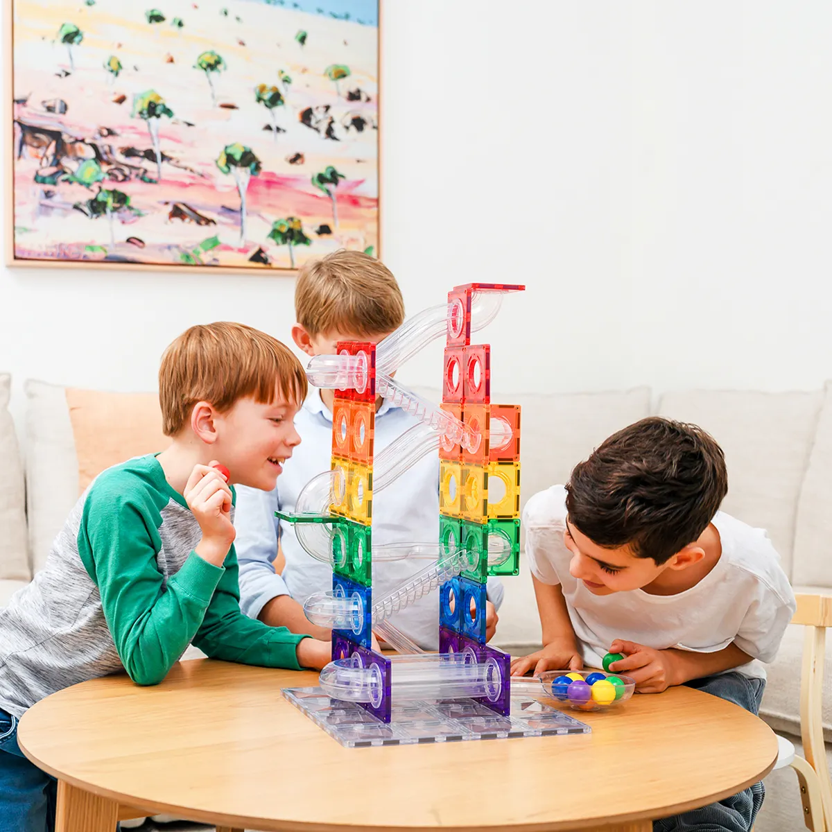 Connetix Rainbow Ball Run (92 pc)