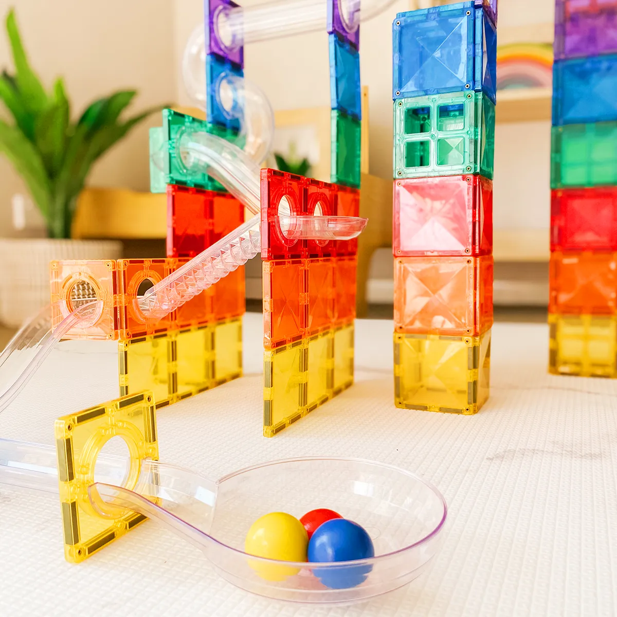 Connetix Rainbow Ball Run (92 pc)
