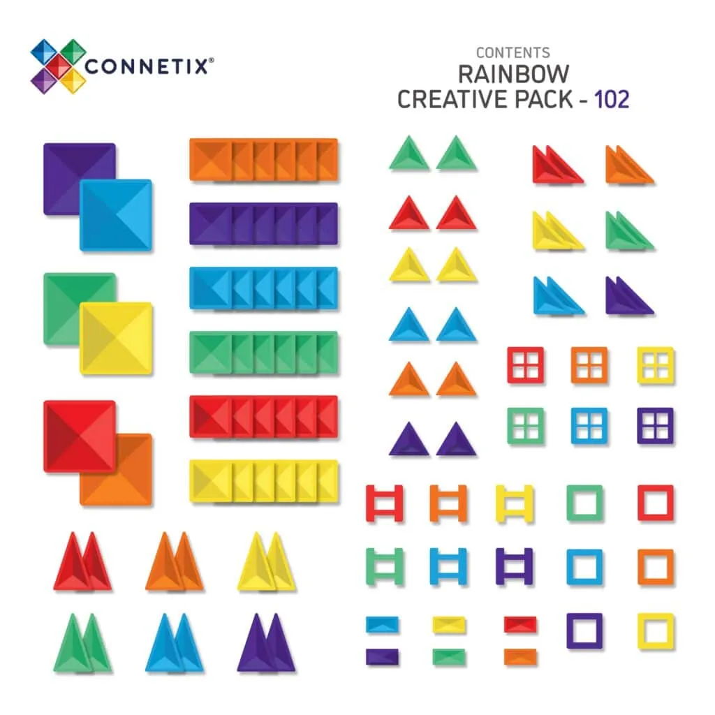 Connetix Rainbow Creative Pack (102 pc)