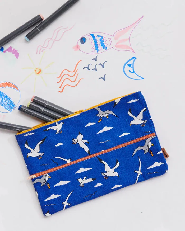 Cotton Zip Pencil case