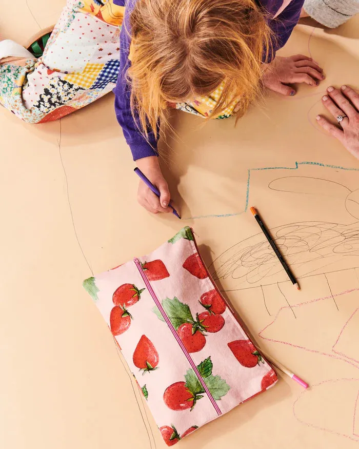 Cotton Zip Pencil case
