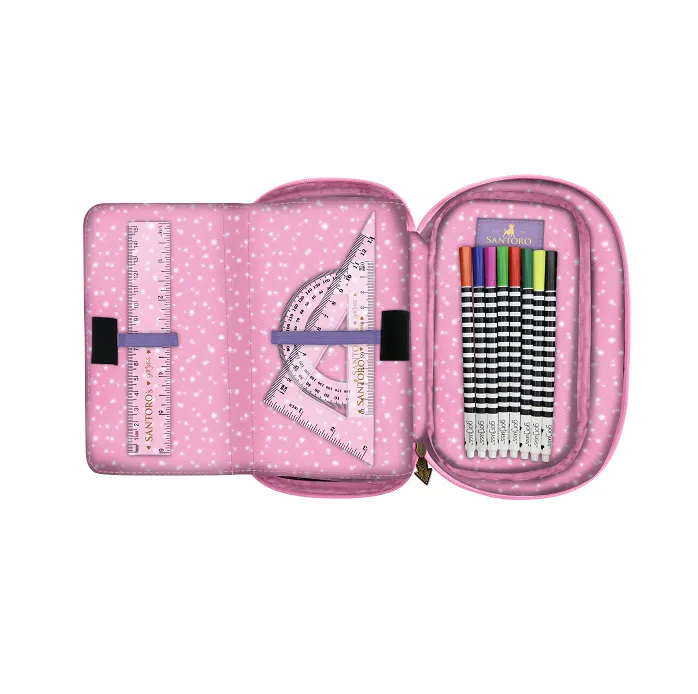 Fold-out Filled Pencil Case