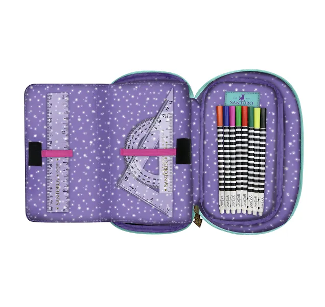 Fold-out Filled Pencil Case