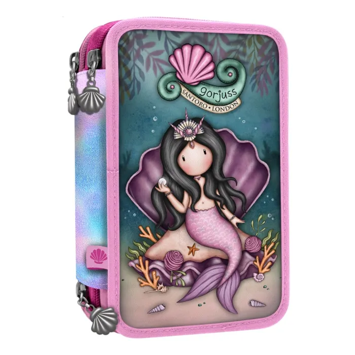 Gorjuss Making Waves Triple Filled Pencil Case