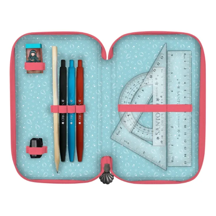 Gorjuss Making Waves Triple Filled Pencil Case