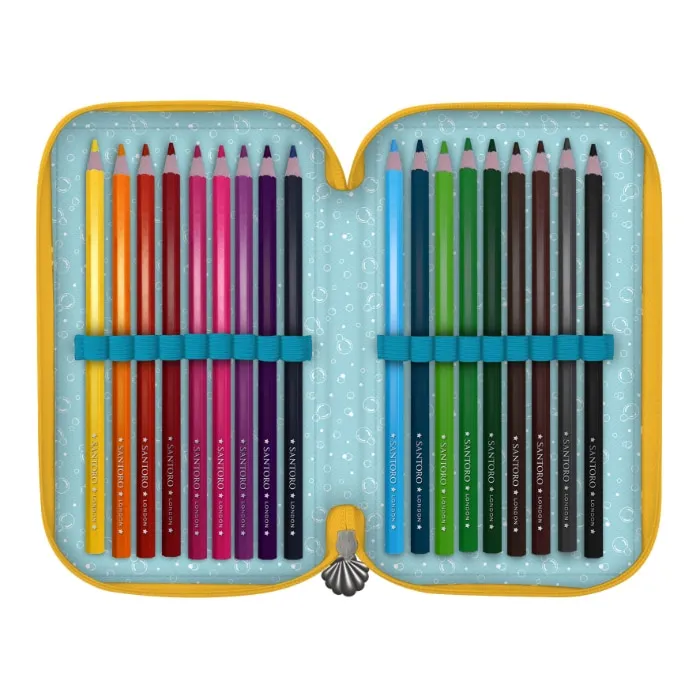 Gorjuss Making Waves Triple Filled Pencil Case