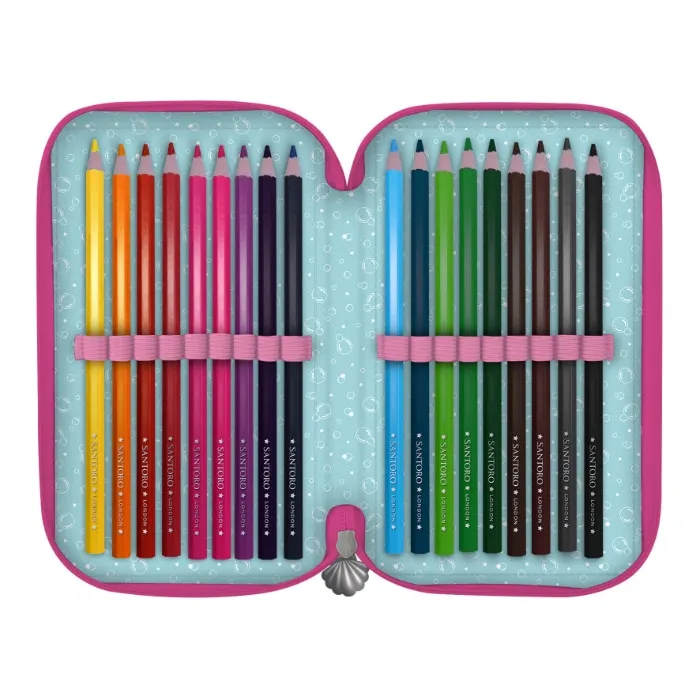 Gorjuss Making Waves Triple Filled Pencil Case