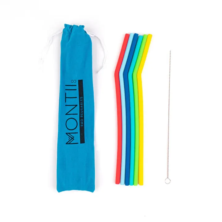 Silicone Straw Set- MontiiCo