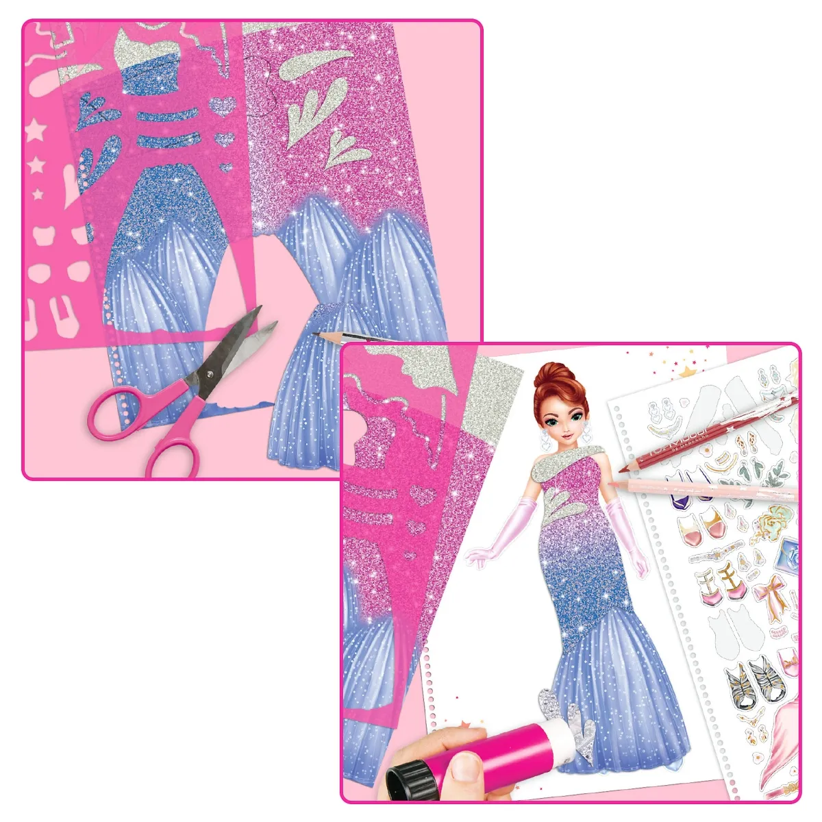 TOPModel Glamour Special Colouring Book