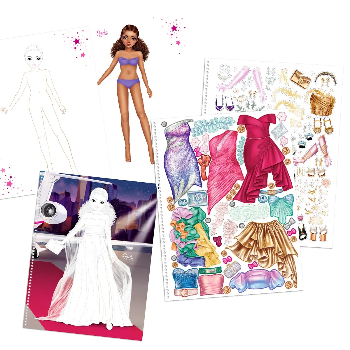 TOPModel Glamour Special Colouring Book
