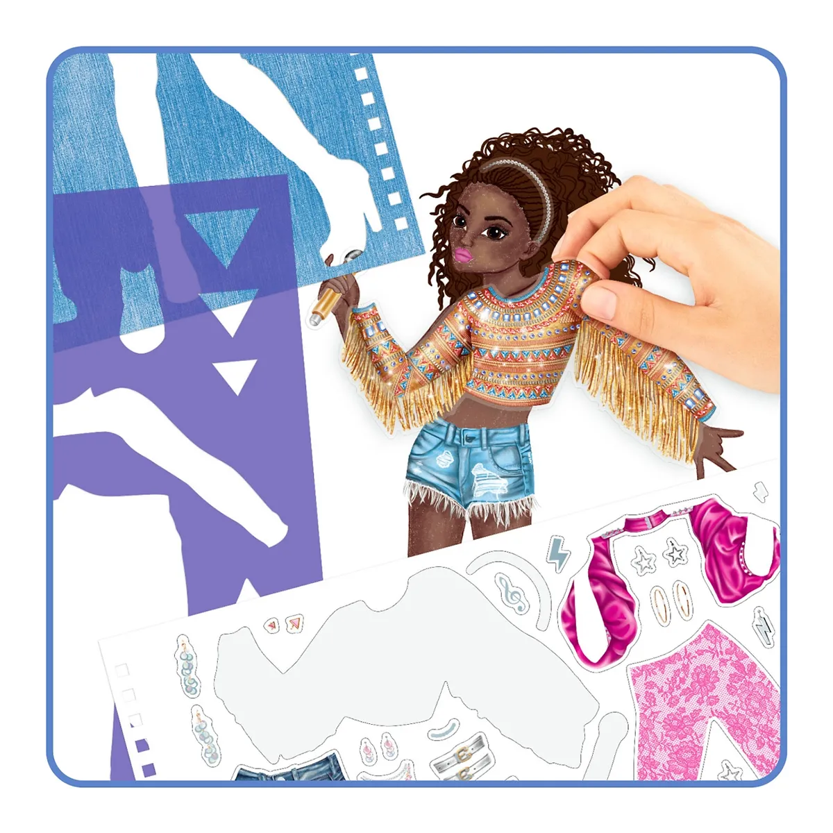 TOPModel Popstar Colouring Book