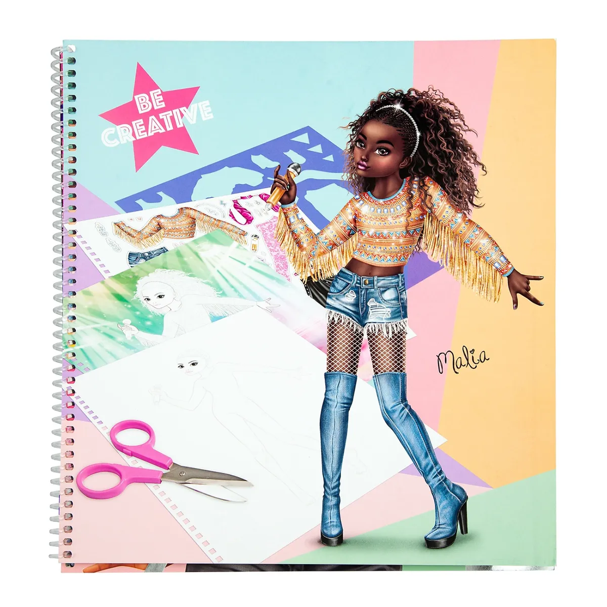 TOPModel Popstar Colouring Book